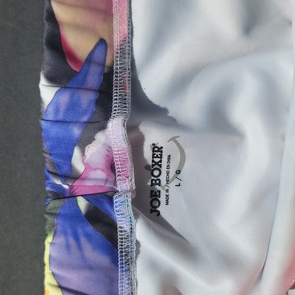 Joe Boxer Floral Print mini Skirt Size L - Picture 3 of 6